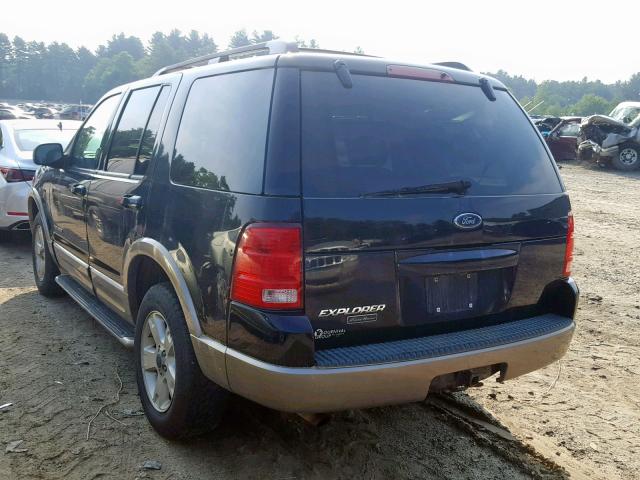 1FMZU74E64UB71405 - 2004 FORD EXPLORER E BLACK photo 3