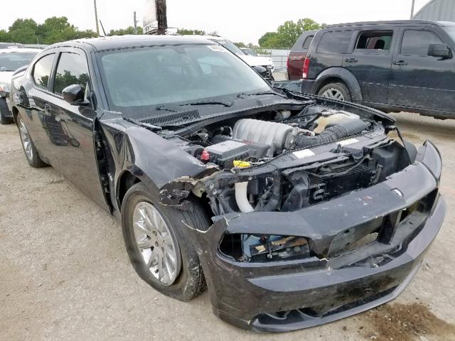 2B3LA73WX8H271160 - 2008 DODGE CHARGER SR BLACK photo 1