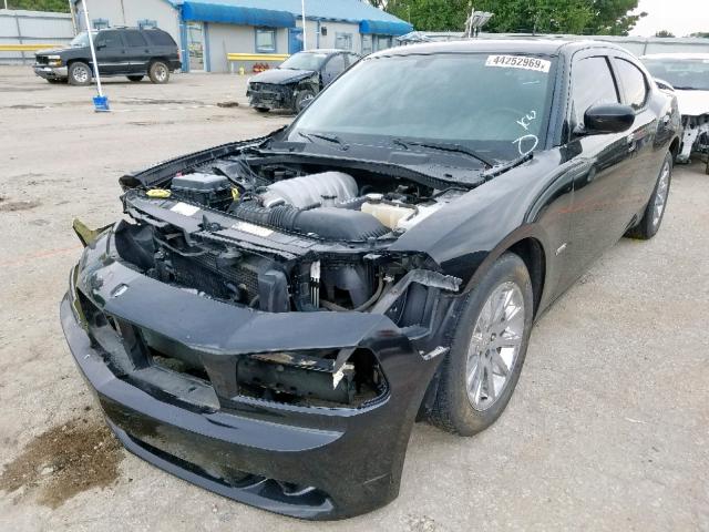 2B3LA73WX8H271160 - 2008 DODGE CHARGER SR BLACK photo 2