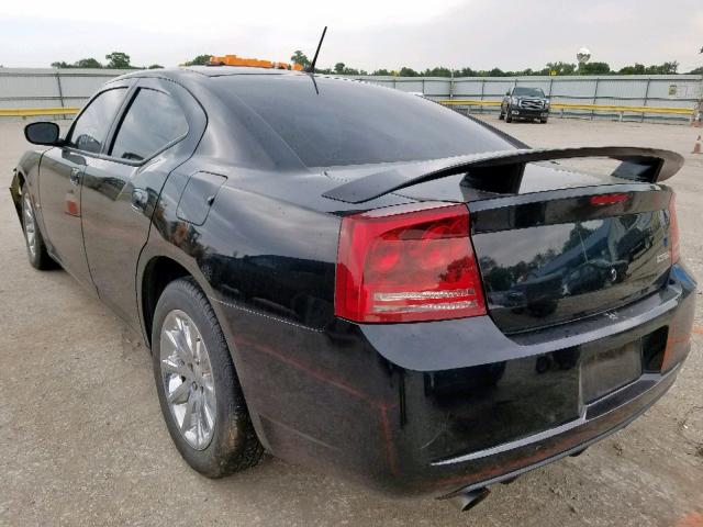 2B3LA73WX8H271160 - 2008 DODGE CHARGER SR BLACK photo 3