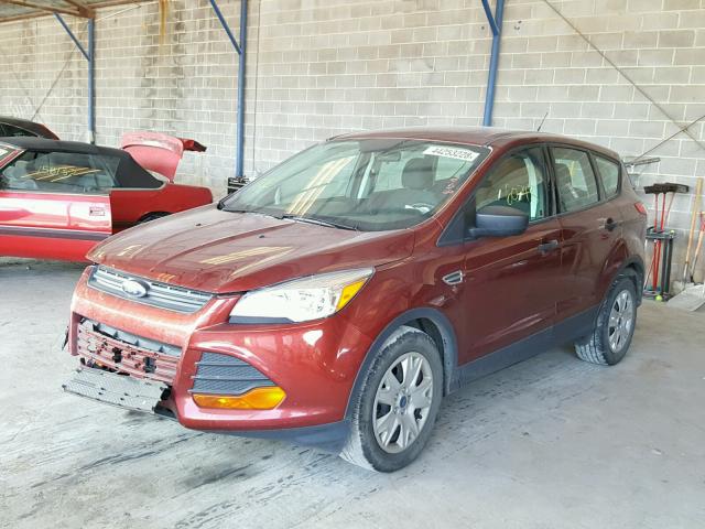 1FMCU0F70GUA80646 - 2016 FORD ESCAPE S BURGUNDY photo 2