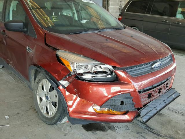 1FMCU0F70GUA80646 - 2016 FORD ESCAPE S BURGUNDY photo 9