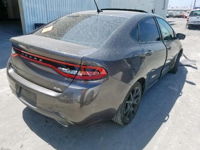 1C3CDFBB4ED767681 - 2014 DODGE DART SXT CHARCOAL photo 4