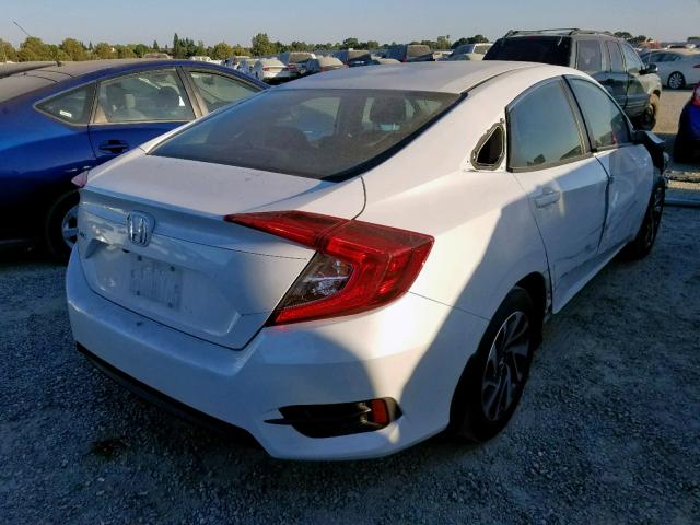 19XFC2F77GE239192 - 2016 HONDA CIVIC EX WHITE photo 4