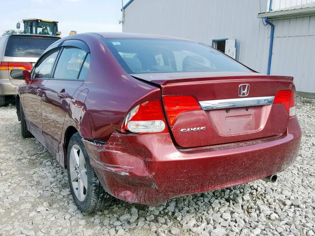 2HGFA1F69AH524075 - 2010 HONDA CIVIC LX-S Bordo foto 3