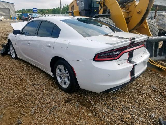 2C3CDXBG2JH173928 - 2018 DODGE CHARGER SX WHITE photo 3