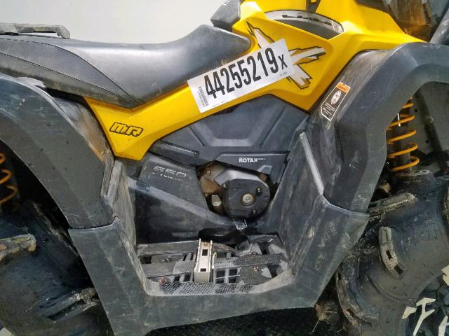 3JBLWAJ21FJ000097 - 2015 CAN-AM OUTLANDER YELLOW photo 5