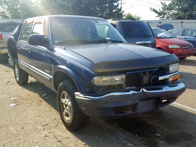 1GCDT13W62K210849 - 2002 CHEVROLET S TRUCK S1 BLUE photo 1