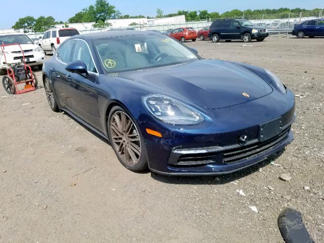 WP0AB2A75JL136291 - 2018 PORSCHE PANAMERA 4 BLUE photo 1