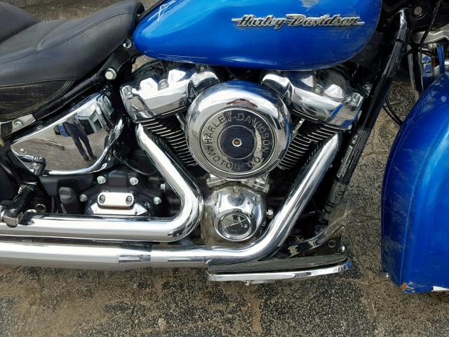 1HD1YCJ11JC047753 - 2018 HARLEY-DAVIDSON FLDE DELUX BLUE photo 7