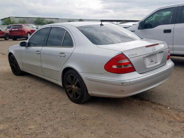 WDBUF65J55A728367 - 2005 MERCEDES-BENZ E 320 SILVER photo 3