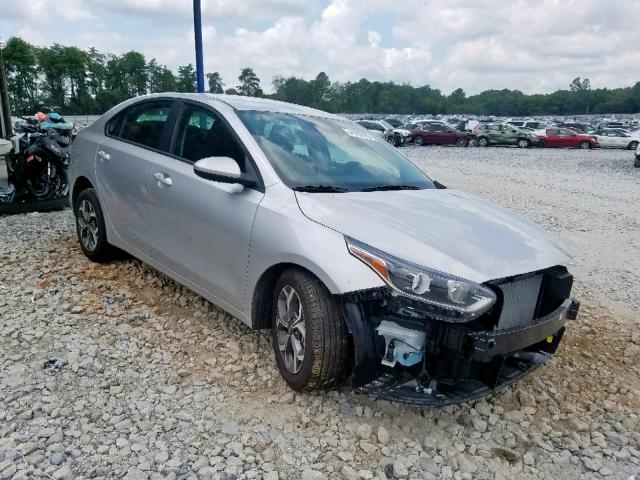 3KPF24AD1KE096082 - 2019 KIA FORTE FE SILVER photo 1