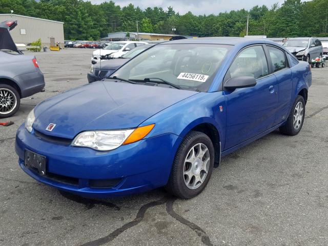 1G8AM12F65Z119524 - 2005 SATURN ION LEVEL BLUE photo 2