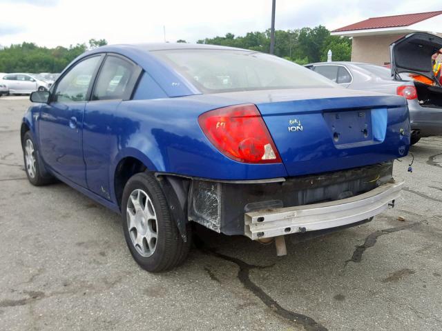 1G8AM12F65Z119524 - 2005 SATURN ION LEVEL BLUE photo 3