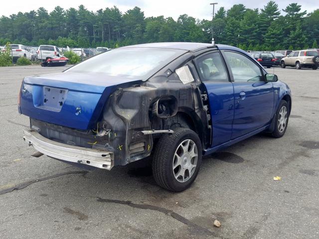 1G8AM12F65Z119524 - 2005 SATURN ION LEVEL BLUE photo 4