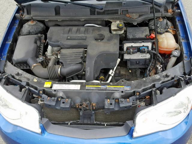 1G8AM12F65Z119524 - 2005 SATURN ION LEVEL BLUE photo 7
