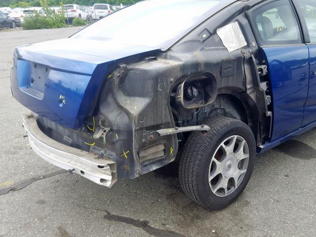 1G8AM12F65Z119524 - 2005 SATURN ION LEVEL BLUE photo 9
