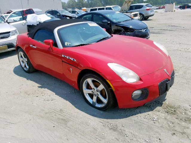 1G2MG35X58Y104053 - 2008 PONTIAC SOLSTICE G RED photo 1