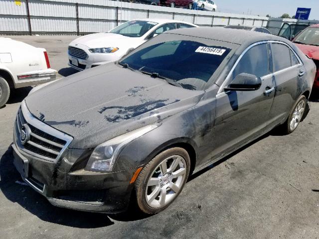 1G6AA5RA9D0166018 - 2013 CADILLAC ATS BLACK photo 2