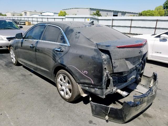 1G6AA5RA9D0166018 - 2013 CADILLAC ATS BLACK photo 3