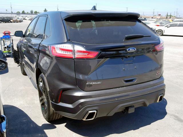 2FMPK4AP2KBB10007 - 2019 FORD EDGE ST GRAY photo 3