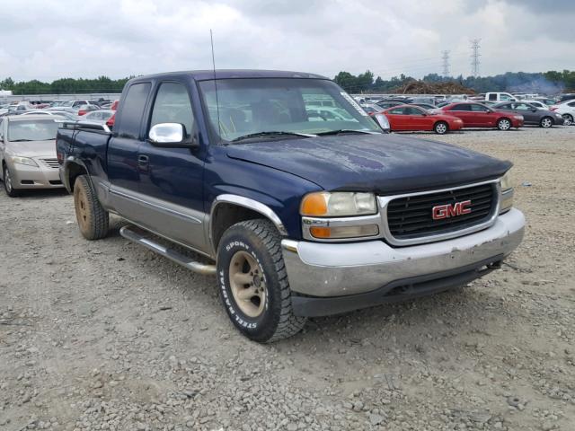 2GTEK19T1X1534965 - 1999 GMC NEW SIERRA BLUE photo 1