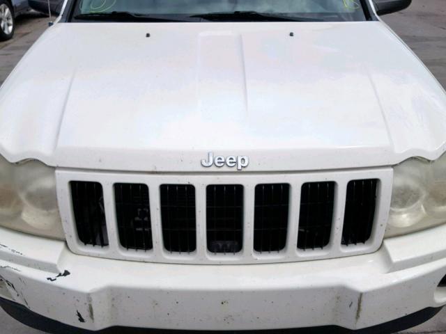 1J8GR48K57C531763 - 2007 JEEP GRAND CHER WHITE photo 9