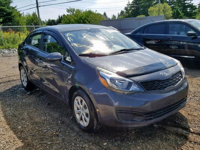 KNADM4A32C6076775 - 2012 KIA RIO LX GRAY photo 1