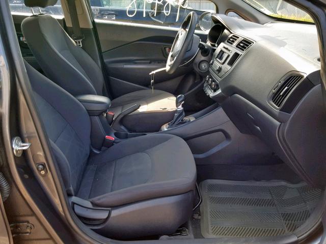 KNADM4A32C6076775 - 2012 KIA RIO LX GRAY photo 5