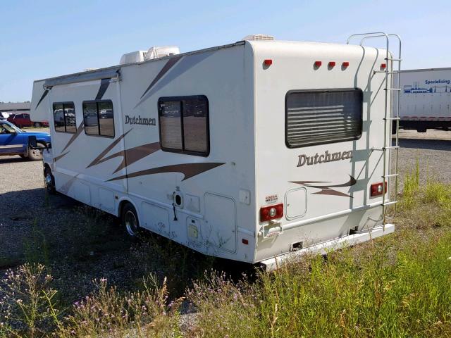 1FDXE45S05HB19981 - 2006 FORD DUTCHSTAR WHITE photo 3