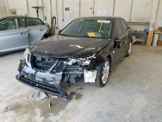 YS3FB49Y281153062 - 2008 SAAB 9-3 2.0T BLACK photo 2