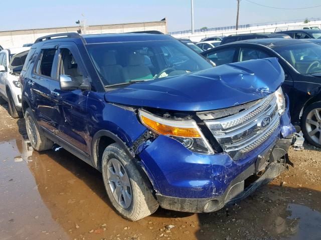 1FM5K7B81DGB98303 - 2013 FORD EXPLORER BLUE photo 1