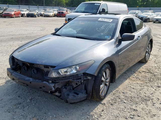 1HGCS12859A023539 - 2009 HONDA ACCORD EXL GRAY photo 2