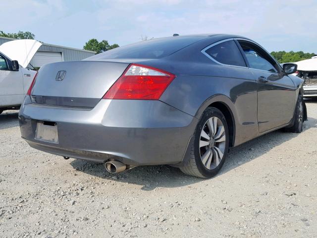 1HGCS12859A023539 - 2009 HONDA ACCORD EXL GRAY photo 4