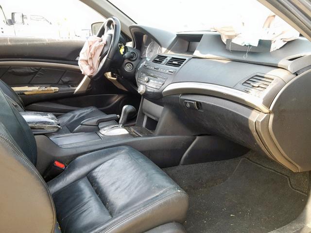 1HGCS12859A023539 - 2009 HONDA ACCORD EXL GRAY photo 5