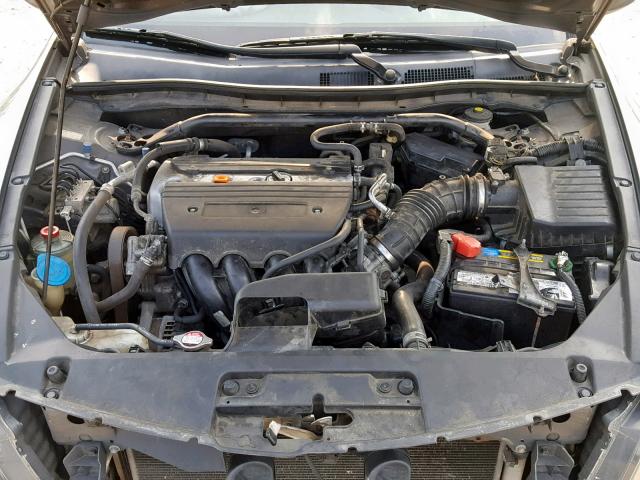 1HGCS12859A023539 - 2009 HONDA ACCORD EXL GRAY photo 7