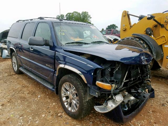 1GKFK66U15J184565 - 2005 GMC YUKON XL D BLUE photo 1