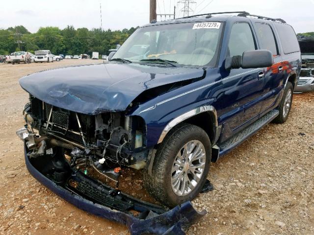 1GKFK66U15J184565 - 2005 GMC YUKON XL D BLUE photo 2