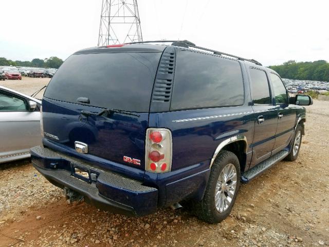 1GKFK66U15J184565 - 2005 GMC YUKON XL D BLUE photo 4