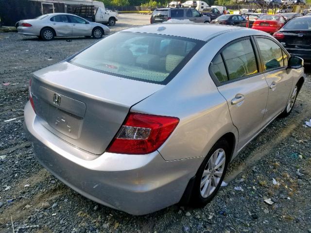 2HGFB2F92CH539727 - 2012 HONDA CIVIC EXL 灰色 照片 4