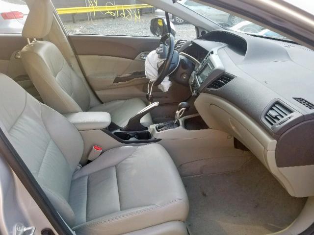 2HGFB2F92CH539727 - 2012 HONDA CIVIC EXL 灰色 照片 5