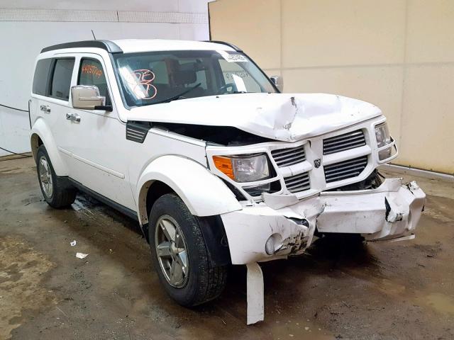 1D4PU5GK2AW111173 - 2010 DODGE NITRO SXT WHITE photo 1