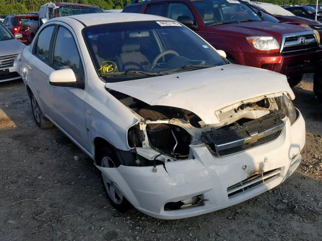 KL1TD56617B048834 - 2007 CHEVROLET AVEO BASE WHITE photo 1