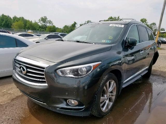 5N1AL0MM4DC348182 - 2013 INFINITI JX35 CHARCOAL photo 2