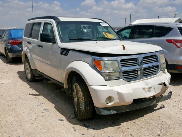 1D8GU58K97W731315 - 2007 DODGE NITRO SLT WHITE photo 1