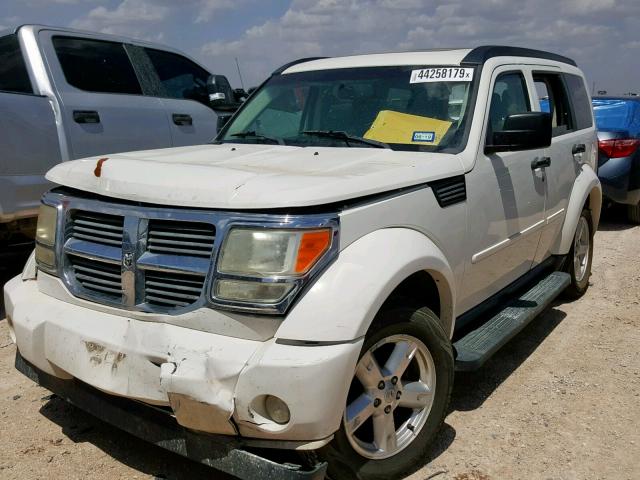 1D8GU58K97W731315 - 2007 DODGE NITRO SLT WHITE photo 2