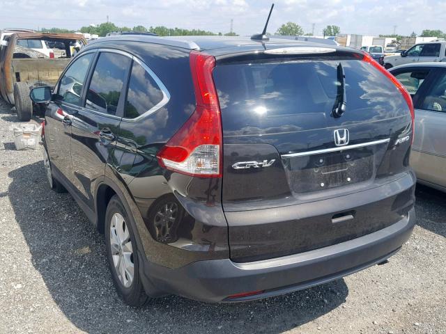 5J6RM4H75EL017798 - 2014 HONDA CR-V EXL BROWN photo 3