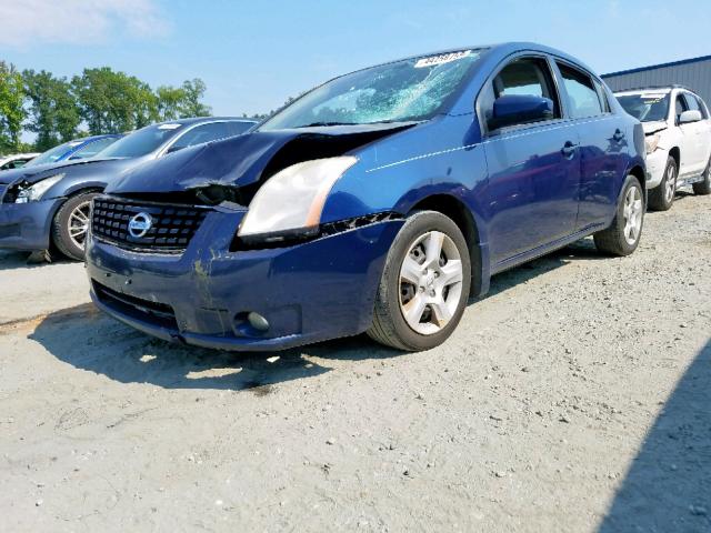 3N1AB61E48L699923 - 2008 NISSAN SENTRA 2.0 BLUE photo 2