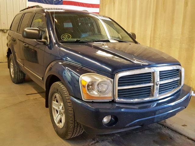 1D8HB58NX5F563413 - 2005 DODGE DURANGO LI BLUE photo 1