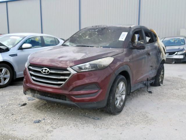 KM8J23A4XJU619485 - 2018 HYUNDAI TUCSON SE BURN photo 2